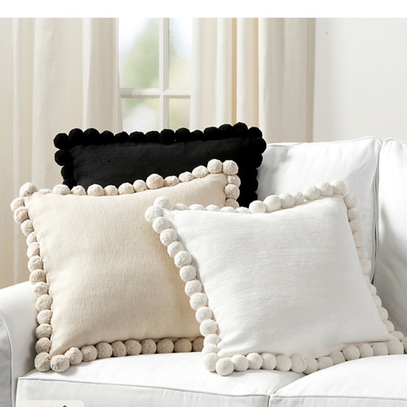 Couch,  Two 20x20 Square Black Pillows w/ Inserts - Picture 11 of 11